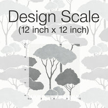 Load image into Gallery viewer, Umbrella Pines Peel + Stick Wallpaper