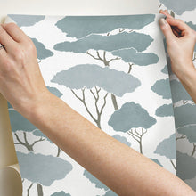 Load image into Gallery viewer, Umbrella Pines Peel + Stick Wallpaper
