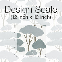 Load image into Gallery viewer, Umbrella Pines Peel + Stick Wallpaper