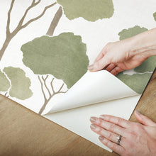 Load image into Gallery viewer, Umbrella Pines Peel + Stick Wallpaper