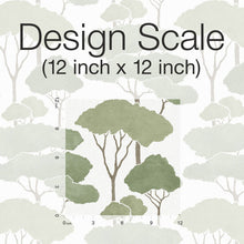 Load image into Gallery viewer, Umbrella Pines Peel + Stick Wallpaper