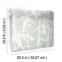 Load image into Gallery viewer, Modern Bamboo Peel + Stick Wallpaper
