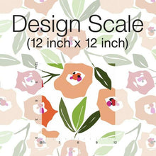 Load image into Gallery viewer, Jane Dixon Block Print Blooms Peel + Stick Wallpaper