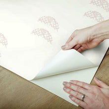Load image into Gallery viewer, Rose Lindo Half Moon Peel + Stick Wallpaper