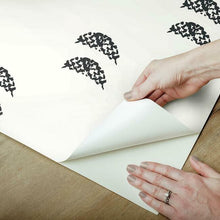 Load image into Gallery viewer, Rose Lindo Half Moon Peel + Stick Wallpaper