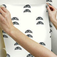 Load image into Gallery viewer, Rose Lindo Half Moon Peel + Stick Wallpaper