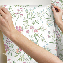 Load image into Gallery viewer, Meadow Mix Peel + Stick Wallpaper