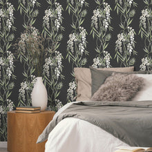 Load image into Gallery viewer, Nouveaux Wisteria Peel + Stick Wallpaper