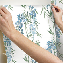 Load image into Gallery viewer, Nouveaux Wisteria Peel + Stick Wallpaper