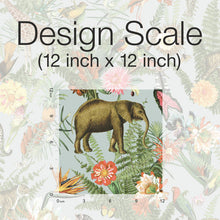 Load image into Gallery viewer, Tropical Zoo Peel + Stick Wallpaper