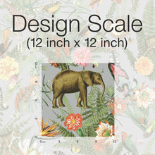 Load image into Gallery viewer, Tropical Zoo Peel + Stick Wallpaper