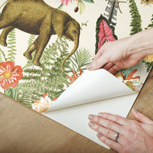 Load image into Gallery viewer, Tropical Zoo Peel + Stick Wallpaper