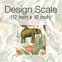 Load image into Gallery viewer, Tropical Zoo Peel + Stick Wallpaper