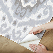Load image into Gallery viewer, Bohemian Ikat Peel + Stick Wallpaper