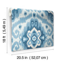 Load image into Gallery viewer, Bohemian Ikat Peel + Stick Wallpaper