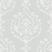 Load image into Gallery viewer, New Damask Peel + Stick Wallpaper