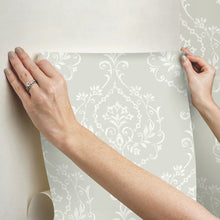 Load image into Gallery viewer, New Damask Peel + Stick Wallpaper