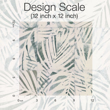 Load image into Gallery viewer, Mr. Kate Cubism Palm Peel + Stick Wallpaper