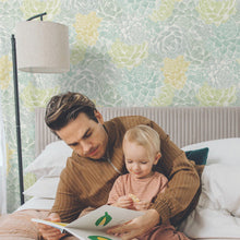 Load image into Gallery viewer, Mr. Kate Succulent Plant Peel + Stick Wallpaper