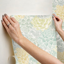 Load image into Gallery viewer, Mr. Kate Succulent Plant Peel + Stick Wallpaper