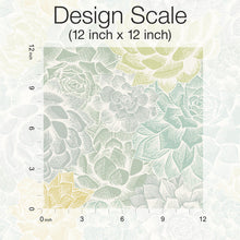 Load image into Gallery viewer, Mr. Kate Succulent Plant Peel + Stick Wallpaper