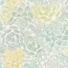 Load image into Gallery viewer, Mr. Kate Succulent Plant Peel + Stick Wallpaper