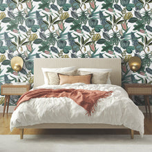 Load image into Gallery viewer, Mr. Kate Tropical Peel + Stick Wallpaper