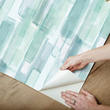 Load image into Gallery viewer, Mr. Kate Watercolor Glass Peel + Stick Wallpaper