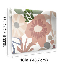 Load image into Gallery viewer, Mr. Kate Desert Floral Peel + Stick Wallpaper