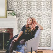 Load image into Gallery viewer, Mr. Kate Dried Flower Kaleidoscope Peel + Stick Wallpaper