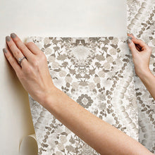 Load image into Gallery viewer, Mr. Kate Dried Flower Kaleidoscope Peel + Stick Wallpaper