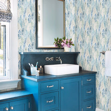 Load image into Gallery viewer, Watercolor Tree Mosaic Peel + Stick Wallpaper