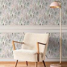 Load image into Gallery viewer, Watercolor Tree Mosaic Peel + Stick Wallpaper