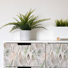 Load image into Gallery viewer, Watercolor Tree Mosaic Peel + Stick Wallpaper