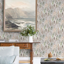 Load image into Gallery viewer, Watercolor Tree Mosaic Peel + Stick Wallpaper