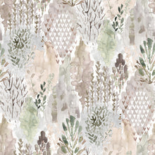 Load image into Gallery viewer, Watercolor Tree Mosaic Peel + Stick Wallpaper