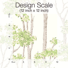 Load image into Gallery viewer, Birch Grove Peel + Stick Wallpaper