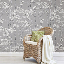 Load image into Gallery viewer, Birch Grove Peel + Stick Wallpaper