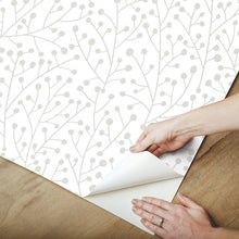 Load image into Gallery viewer, Cat Coquillette Berry Branches Peel + Stick Wallpaper