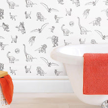 Load image into Gallery viewer, Jurassic World Dinosaurs Peel + Stick Wallpaper