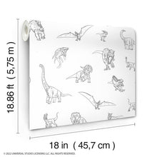Load image into Gallery viewer, Jurassic World Dinosaurs Peel + Stick Wallpaper