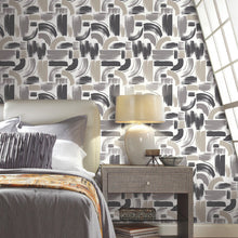 Load image into Gallery viewer, Modern Brushstrokes Peel + Stick Wallpaper