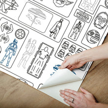 Load image into Gallery viewer, Star Wars Pictogram Peel + Stick Wallpaper