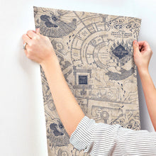 Load image into Gallery viewer, Harry Potter Marauder's Map Peel + Stick Wallpaper