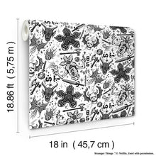 Load image into Gallery viewer, Stranger Things "Hellfire Club" Peel + Stick Wallpaper