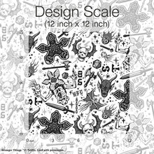 Load image into Gallery viewer, Stranger Things "Hellfire Club" Peel + Stick Wallpaper