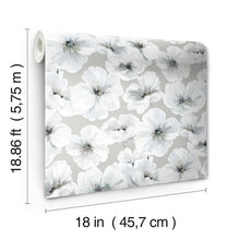 Load image into Gallery viewer, Tamara Day Hawthorn Blossom Peel + Stick Wallpaper