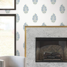 Load image into Gallery viewer, Tamara Day Dutch Floral Peel + Stick Wallpaper