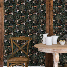 Load image into Gallery viewer, Clara Jean Folklore Forest Peel + Stick Wallpaper
