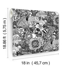 Load image into Gallery viewer, Mushroom Magic Peel + Stick Wallpaper